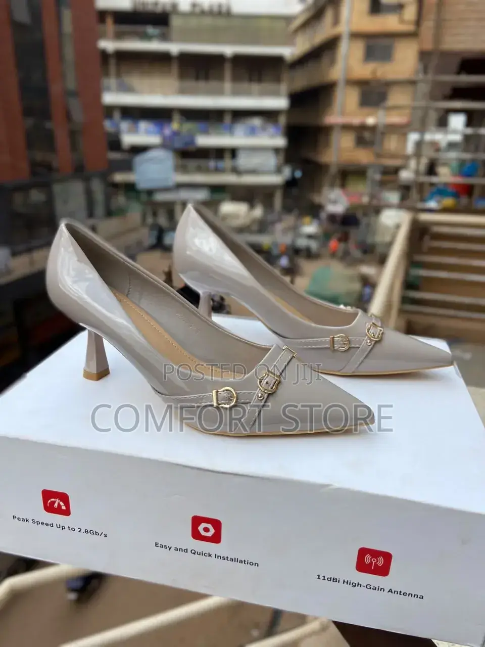Shinny Pointed Ladies Heels