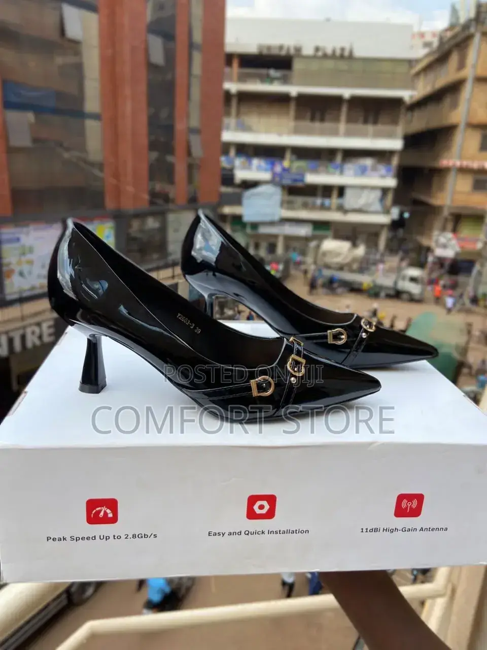 Shinny Pointed Ladies Heels