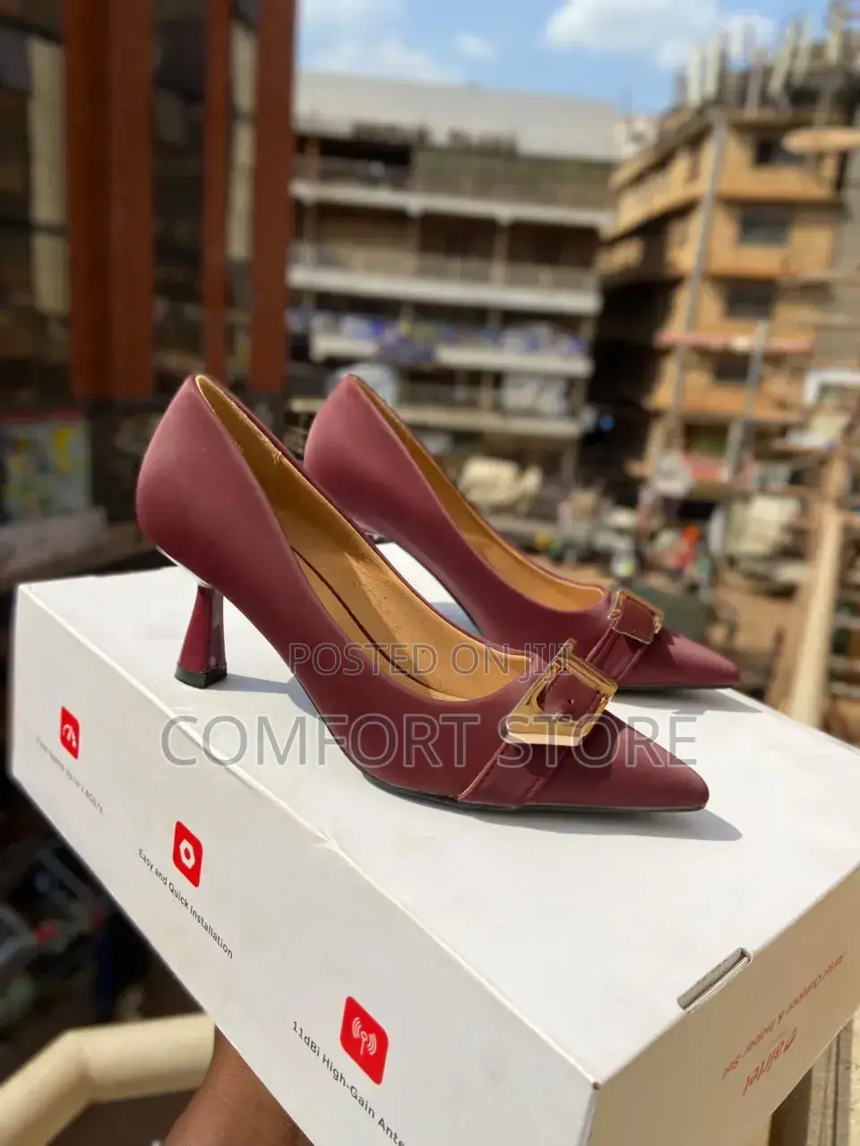 Suede Office Kitten Heels for Ladies