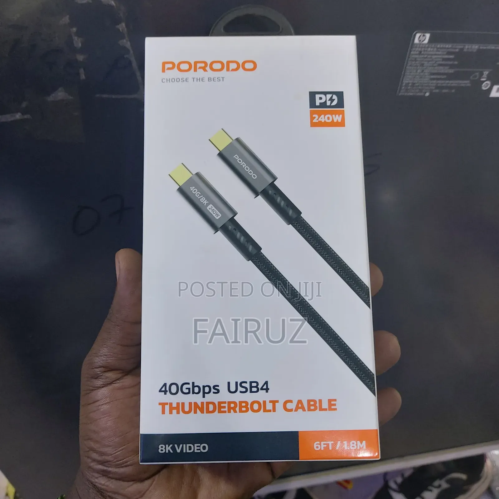 40gbps Usb4 Thunderbolt Cable