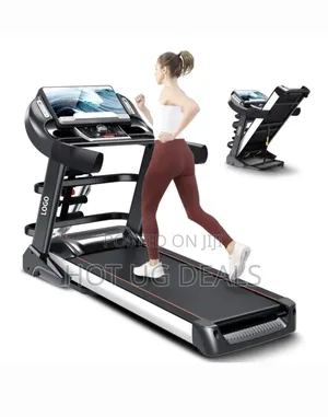 Foldable Treadmill 588 Semi-commercial Machine- Black/ Silver