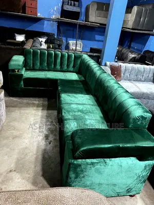 Green Sofa L Sofa (6)