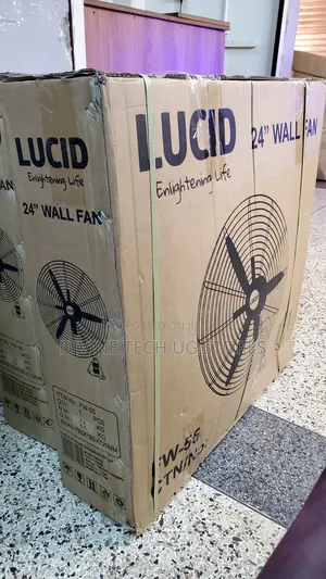 24" Heavy Duty Wall Mounted Industrial Fan - Lucd With Multiple Speed
