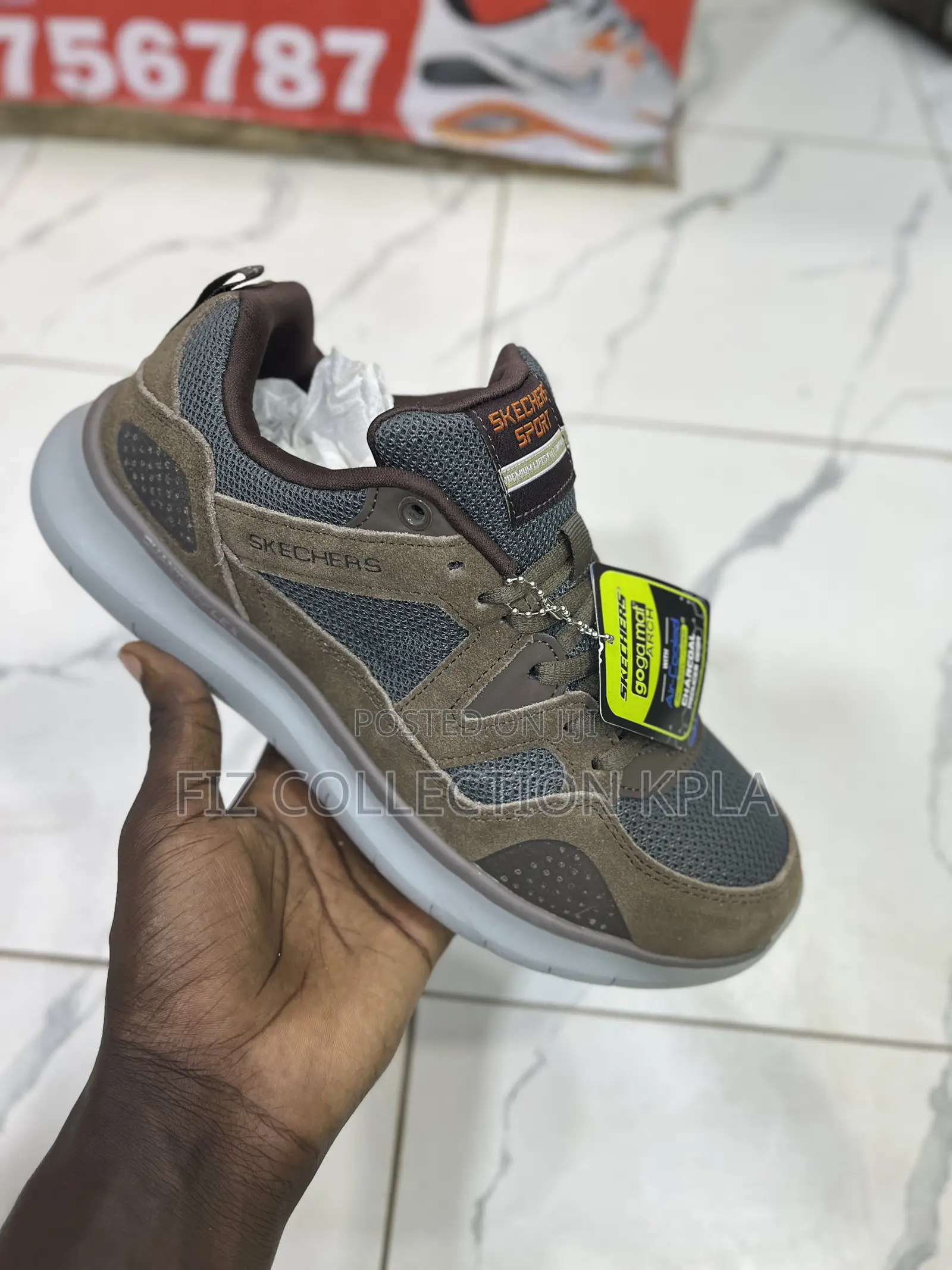 Skechers Quantum Flex Mocha Trail Comfort Walkers
