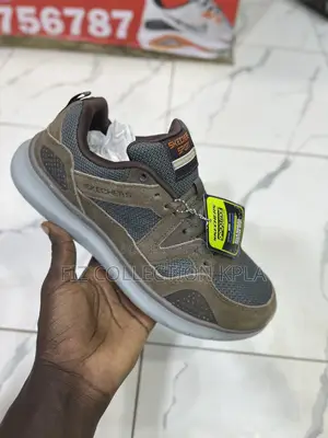 Skechers Quantum Flex Mocha Trail Comfort Walkers