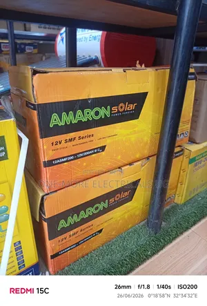 Amaron Solar Batteries 200ah/12volts