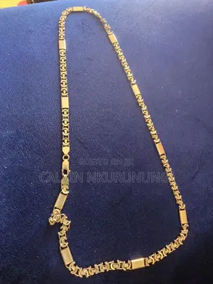 ​Heavy 925 Sterling Silver Byzantine Bar Link Chain Necklace 24" 60g