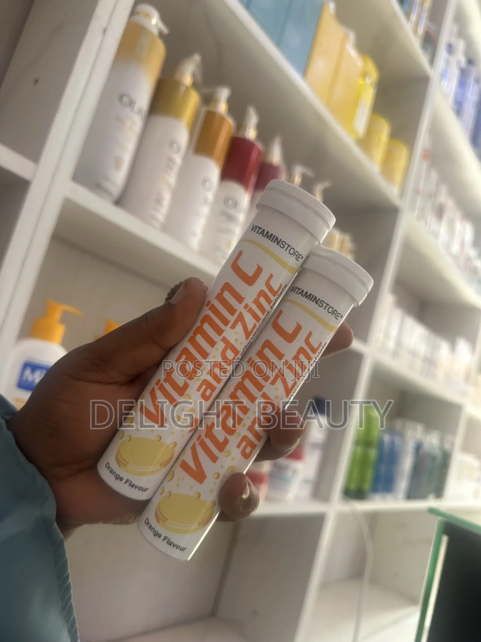 Vitamin C and Zinc Effervescent Tablets