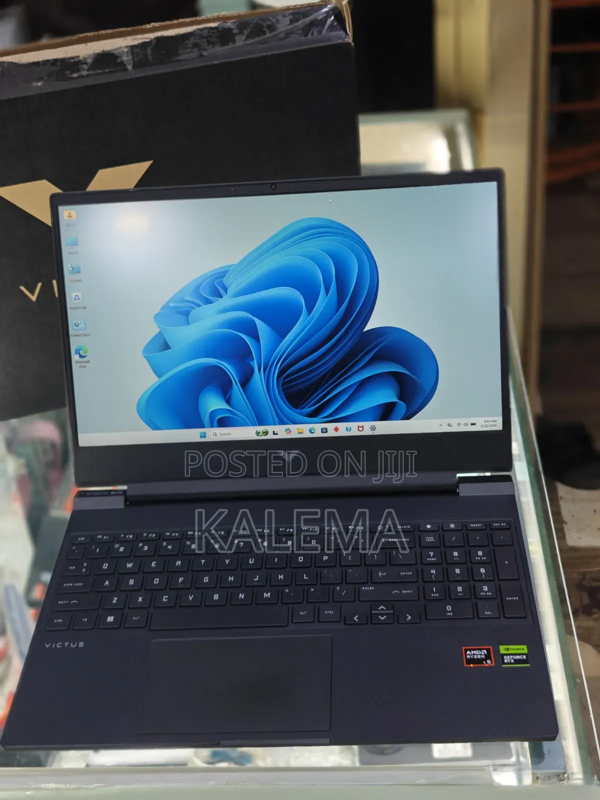 New Laptop HP Victus 15 16GB AMD Ryzen 5 SSD 512GB