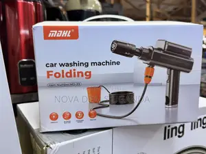 Folding Car Washing Machine 4000mah With Adjustable Nozzle
