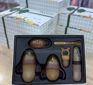 Dr Gym Silicone Baby Feeding Bottle Set