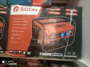 Gasoline Generator Has a 3300w Maximum Power Output and a 12-Liter.