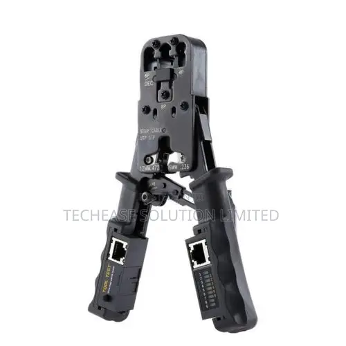 Ethernet Crimping Tool Kit – With Wire Stripper, Cable Tester