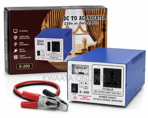300w Power Sonici Dc to Ac Inverter (12v to 230v Ac) Power Converter