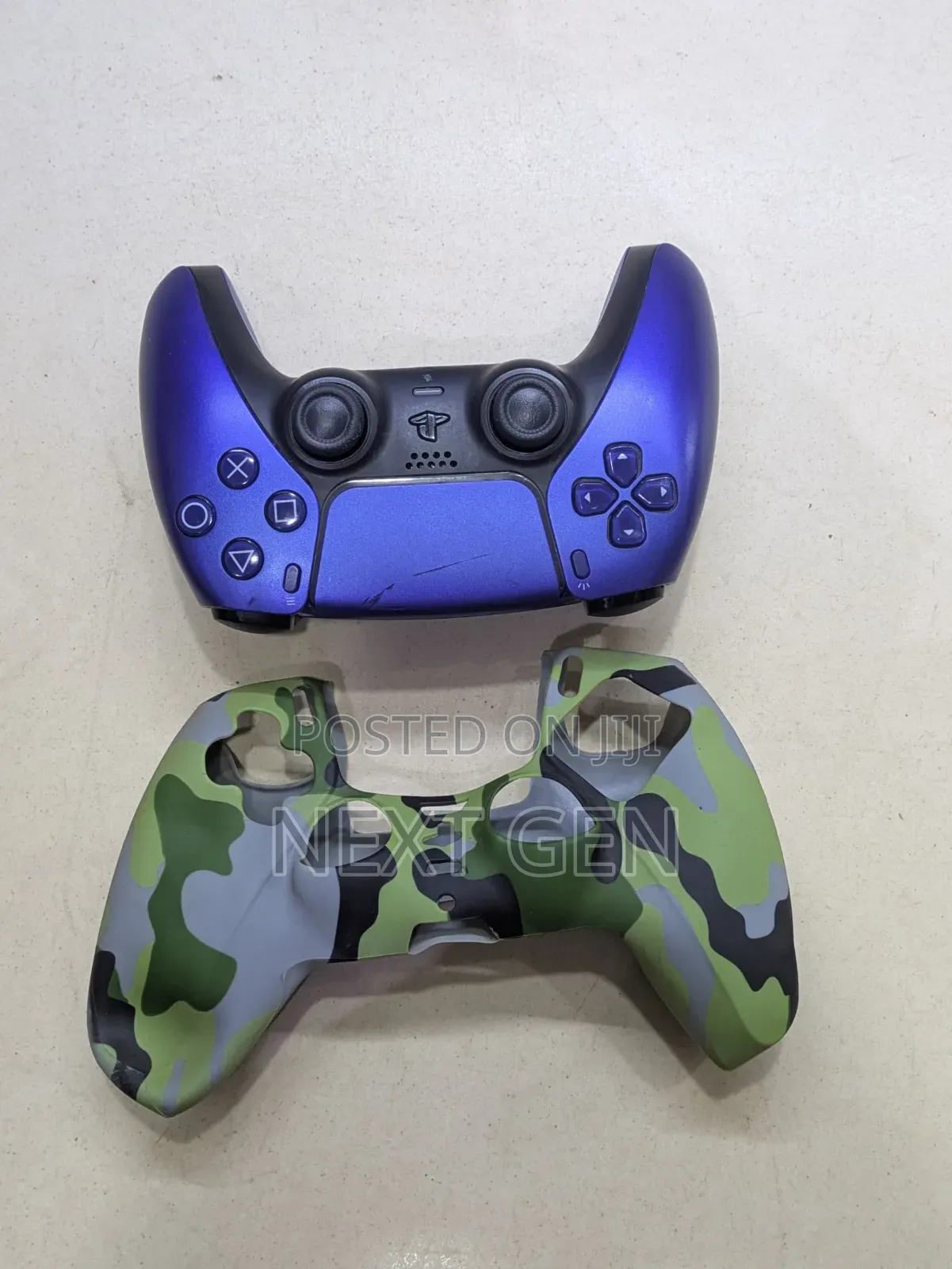 Ps5 Dualsense Controller + Free Camouflage Cover:Used