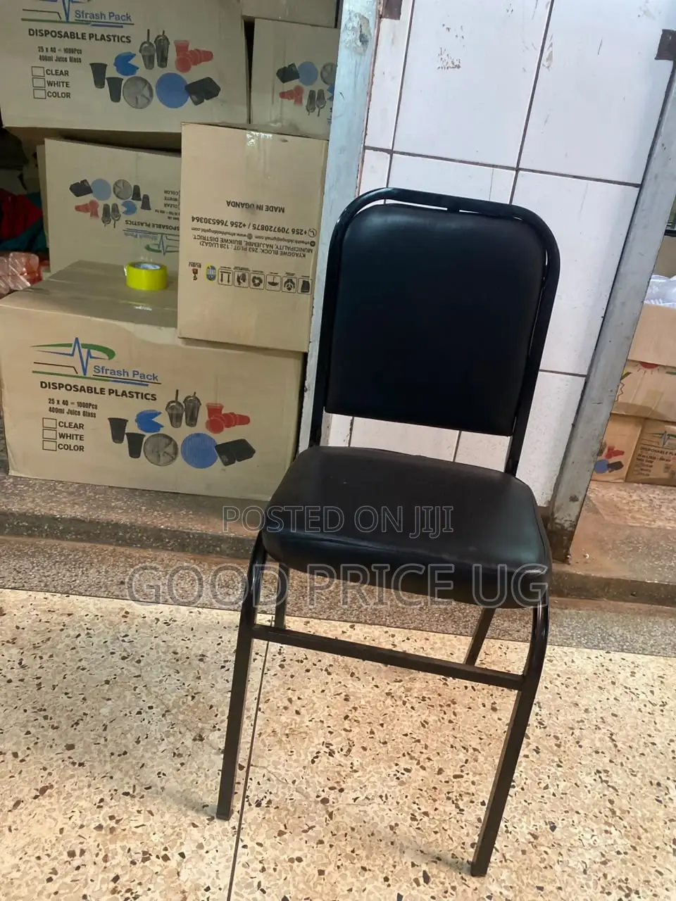 Black Stackable Banquet Chair