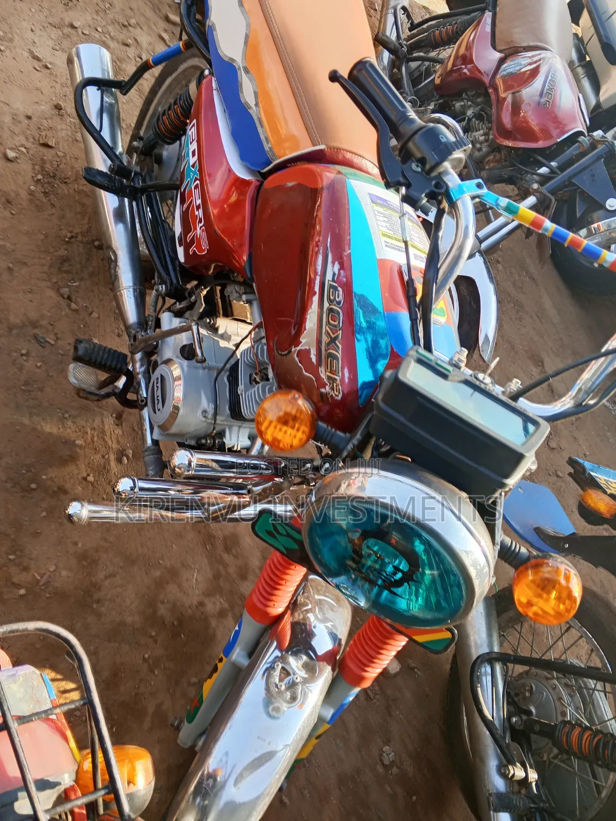 Bajaj Boxer 100 2016 Red