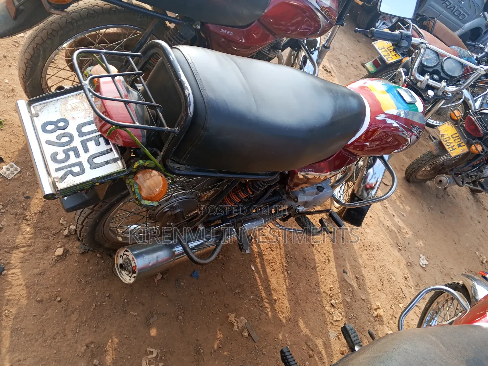 Bajaj Boxer 100 2017 Red