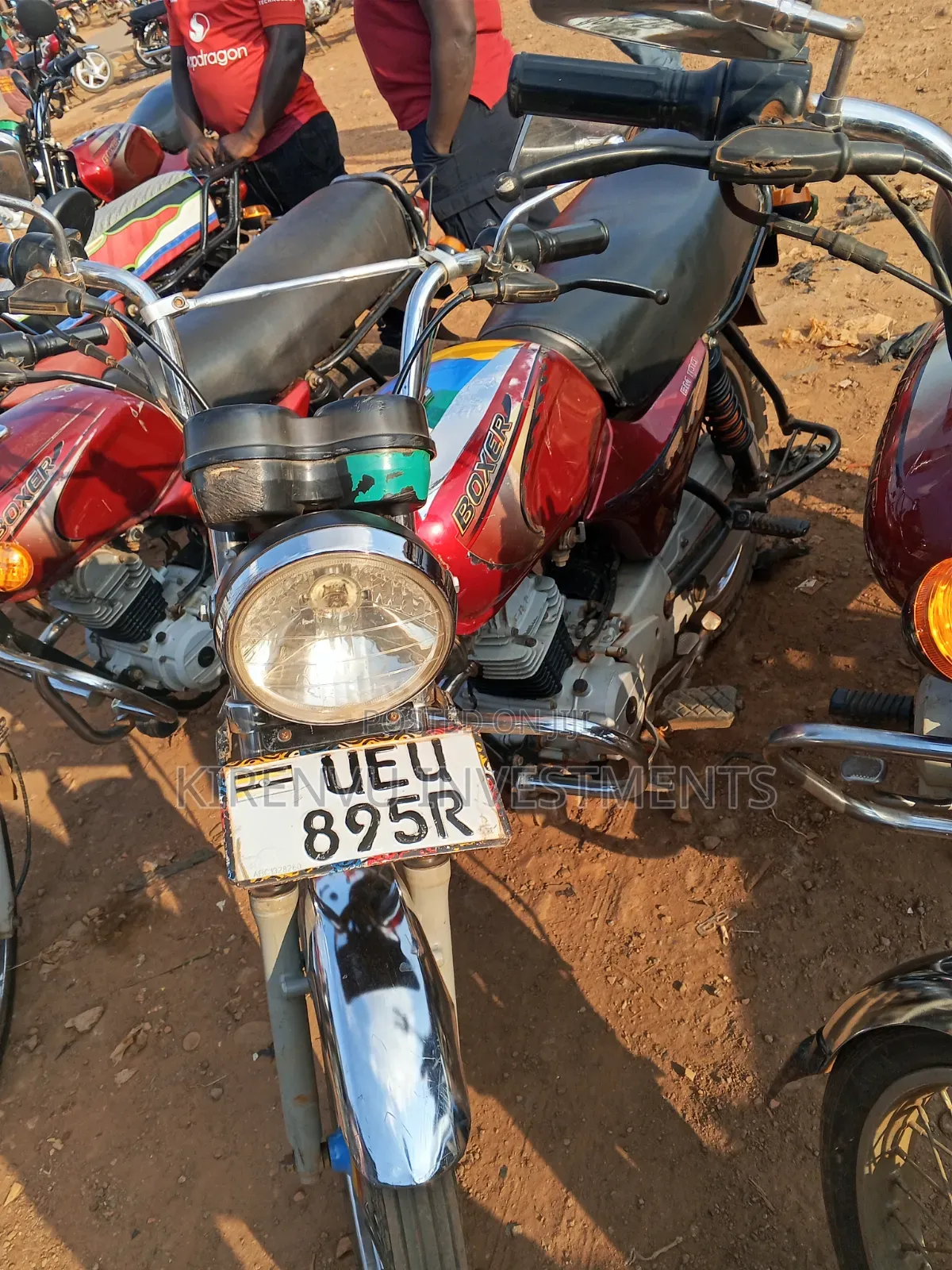 Bajaj Boxer 100 2017 Red