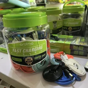 Oraimo Fast Charging Data Cable Micro-Usb, Lightning (30 Pc in Box)