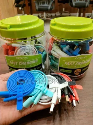 Oraimo Fast Charging Data Cable Micro-Usb, Lightning (30 Pc in Box)