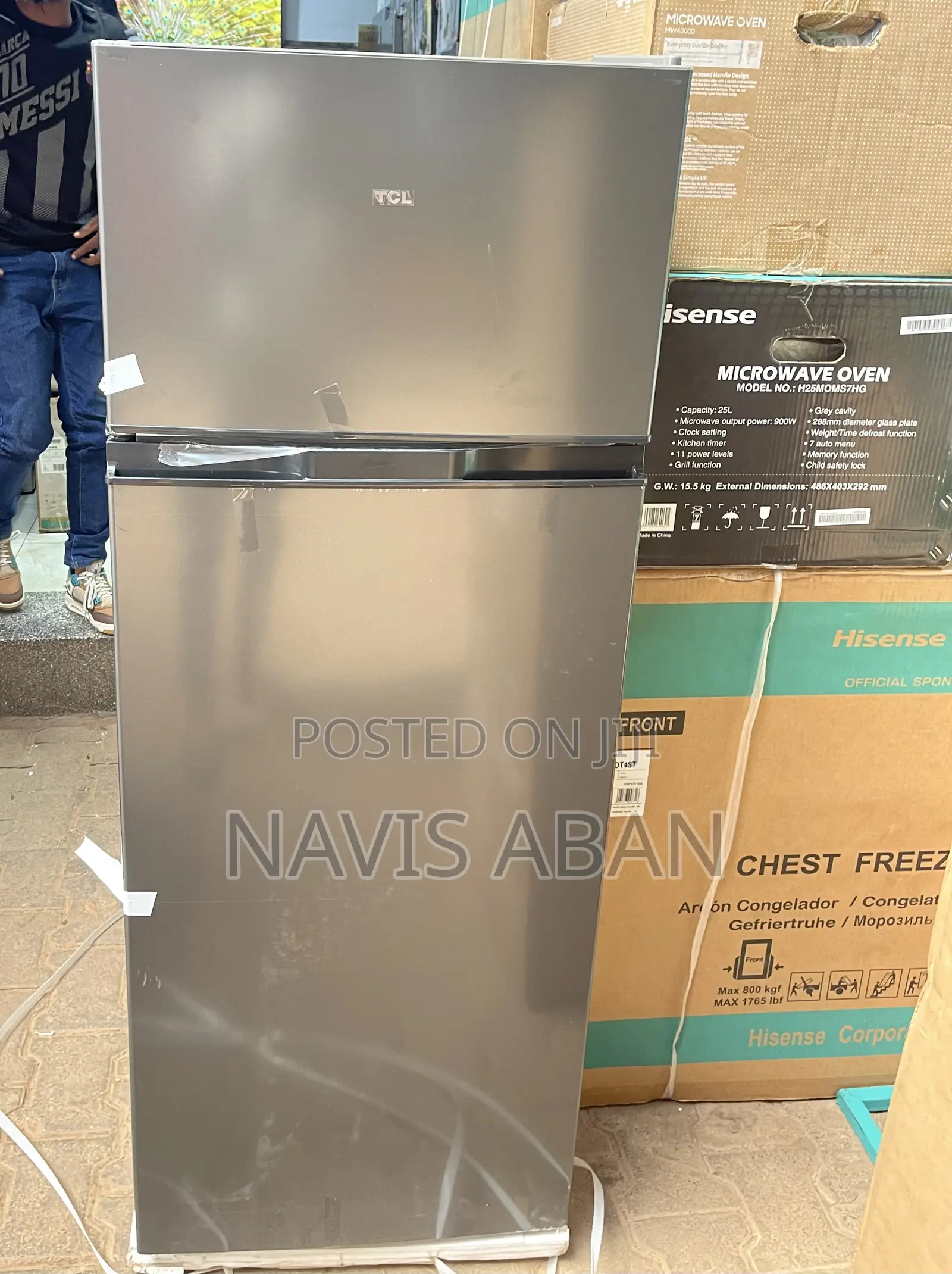 TCL 270l Refrigerator Double Door
