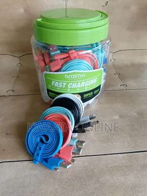 Oraimo Fast Charging Data Cable Micro-Usb, Lightning (30 Pc in Box)