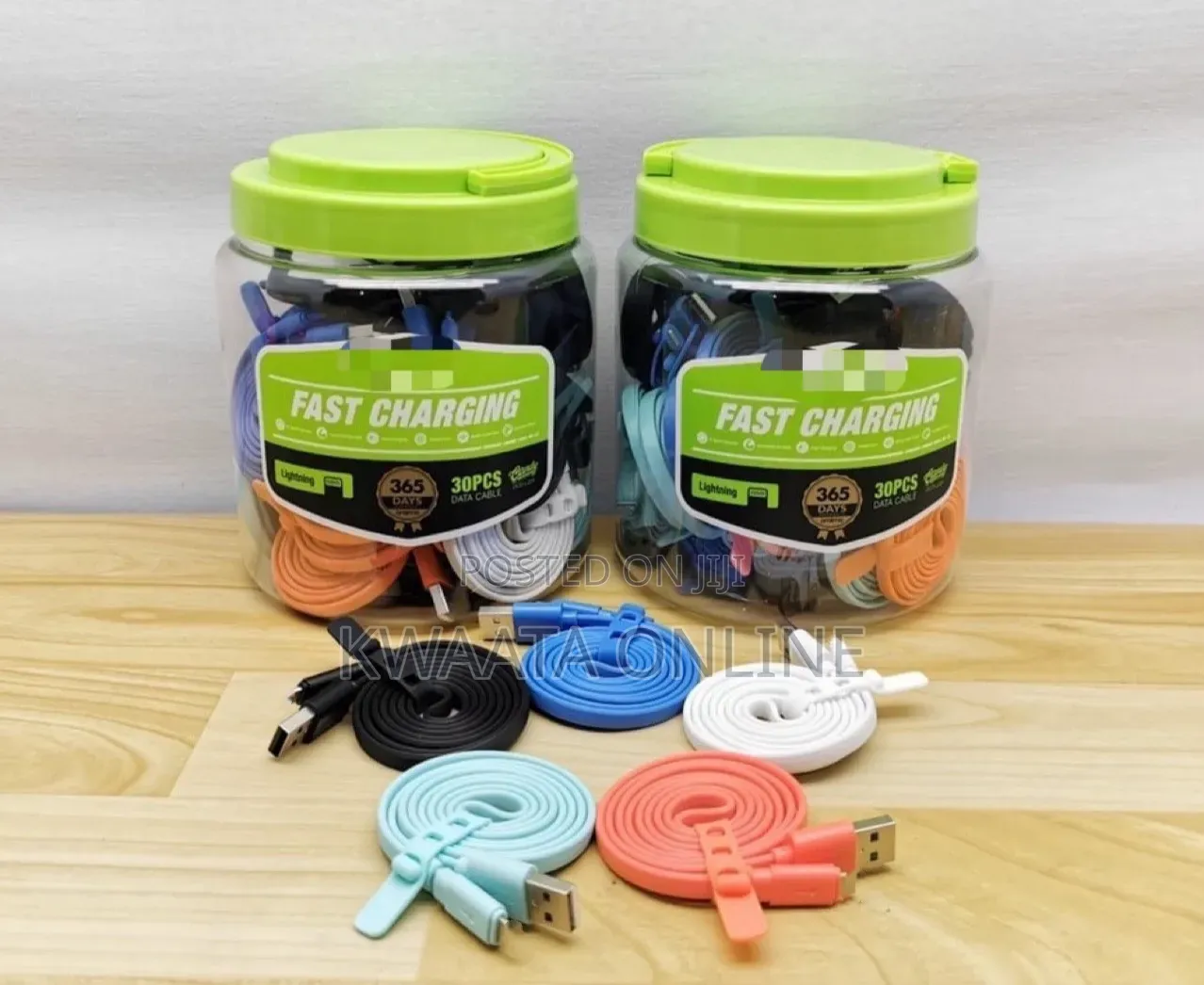 Oraimo Fast Charging Data Cable Micro-Usb, Lightning (30 Pc in Box)