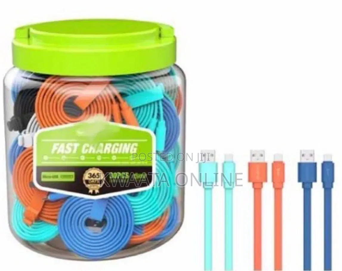 Oraimo Fast Charging Data Cable Micro-Usb, Lightning (30 Pc in Box)