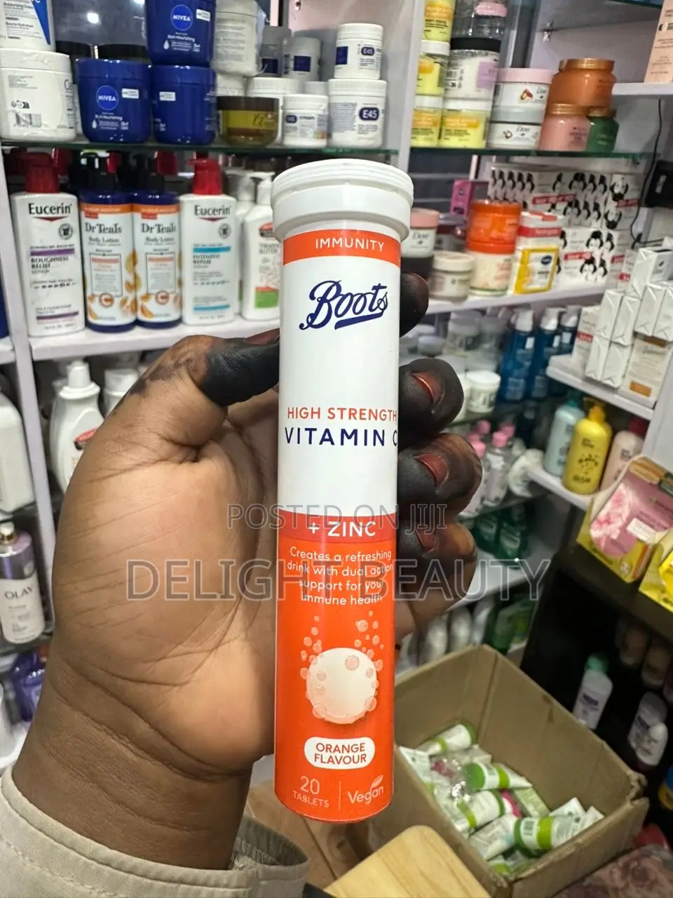 Boots High Strength Vitamin C Zinc Effervescent Tablets