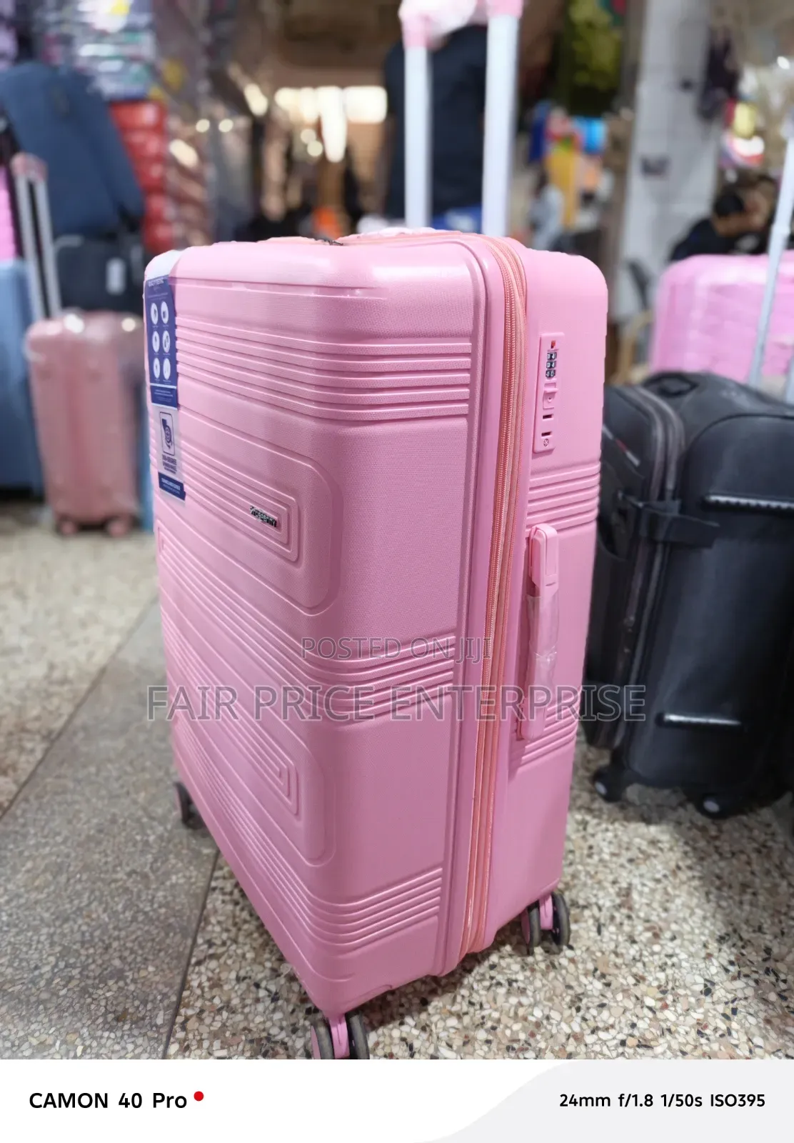 Executive Plastic Suitcase. Medium Size