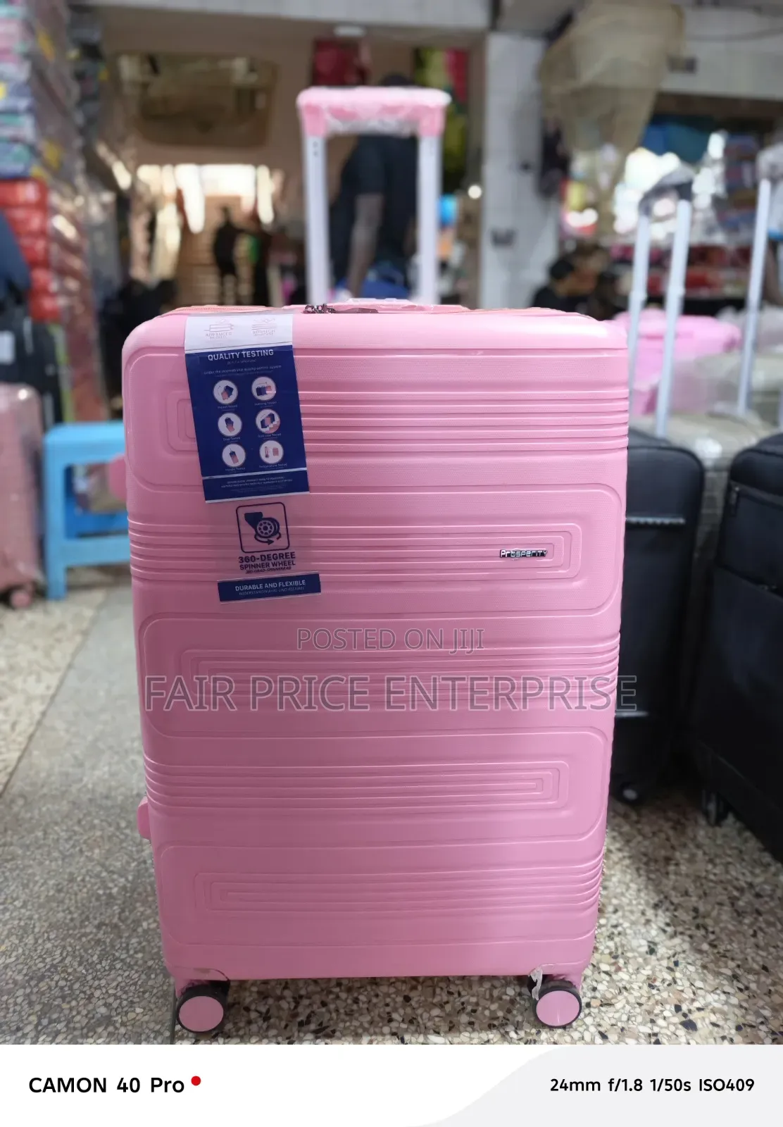 Rubber Plastic Suitcase. Large Size