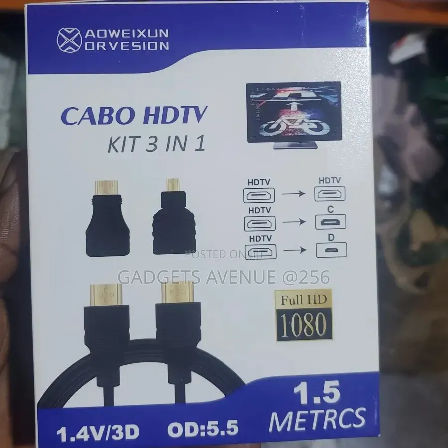 3-in-1 Hdmi Cable Kit.