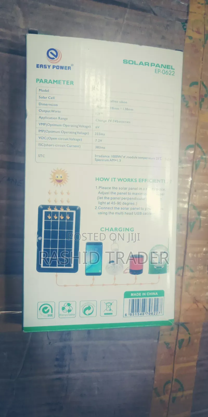 Solar Panels Ep0622 6v, 2w