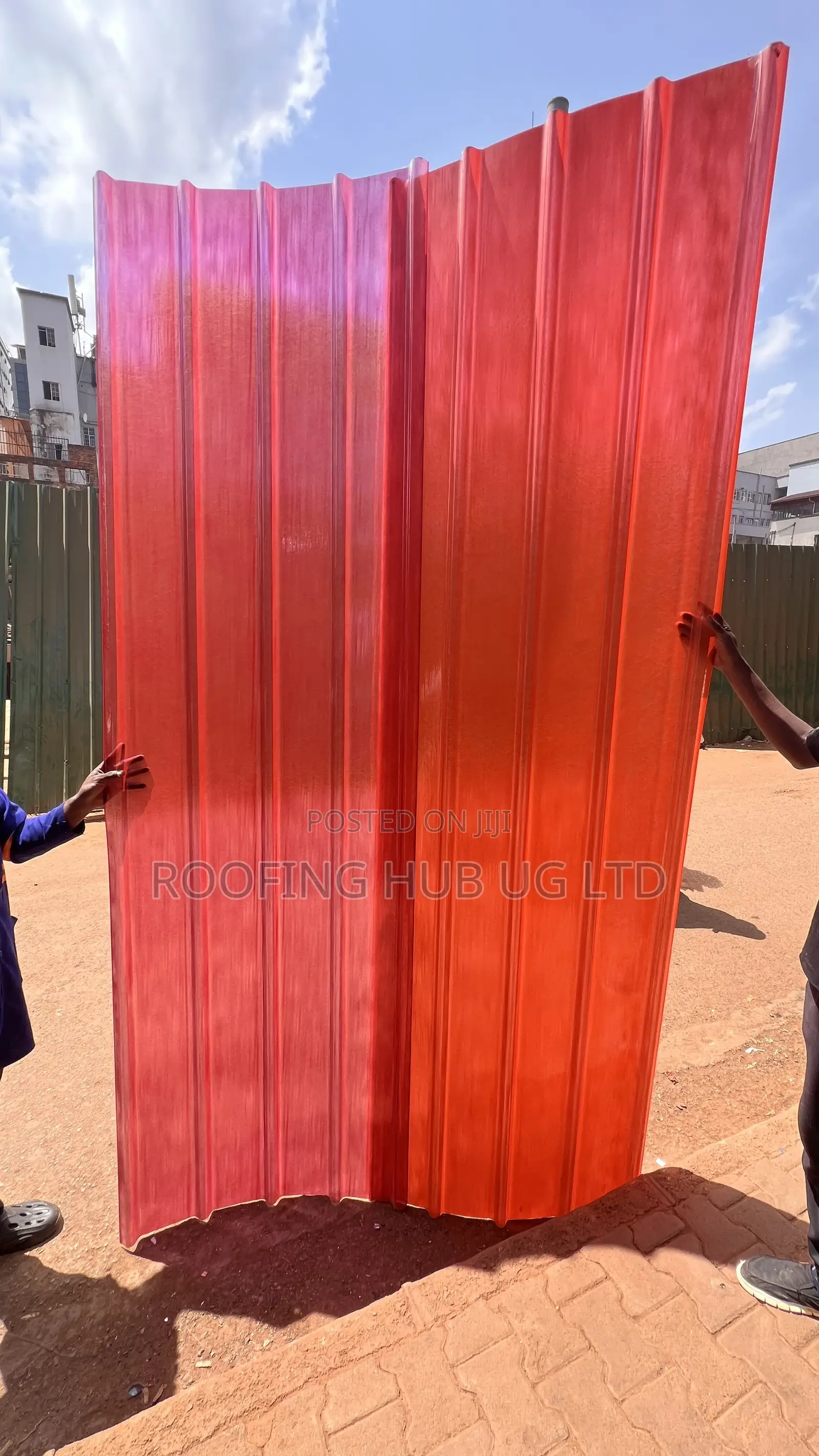 Translucent / Fiber Sheets ( Red Colour )