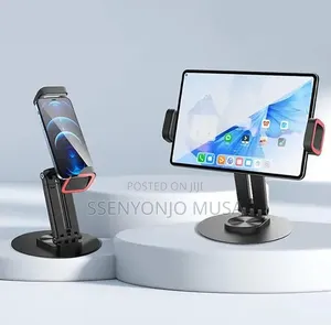 Jmary Mk-63 Adjustable Foldable 360° Rotating Phone Tablet Stand
