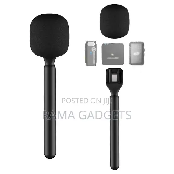 Generic Wireless Interview Microphone Handheld Adapter