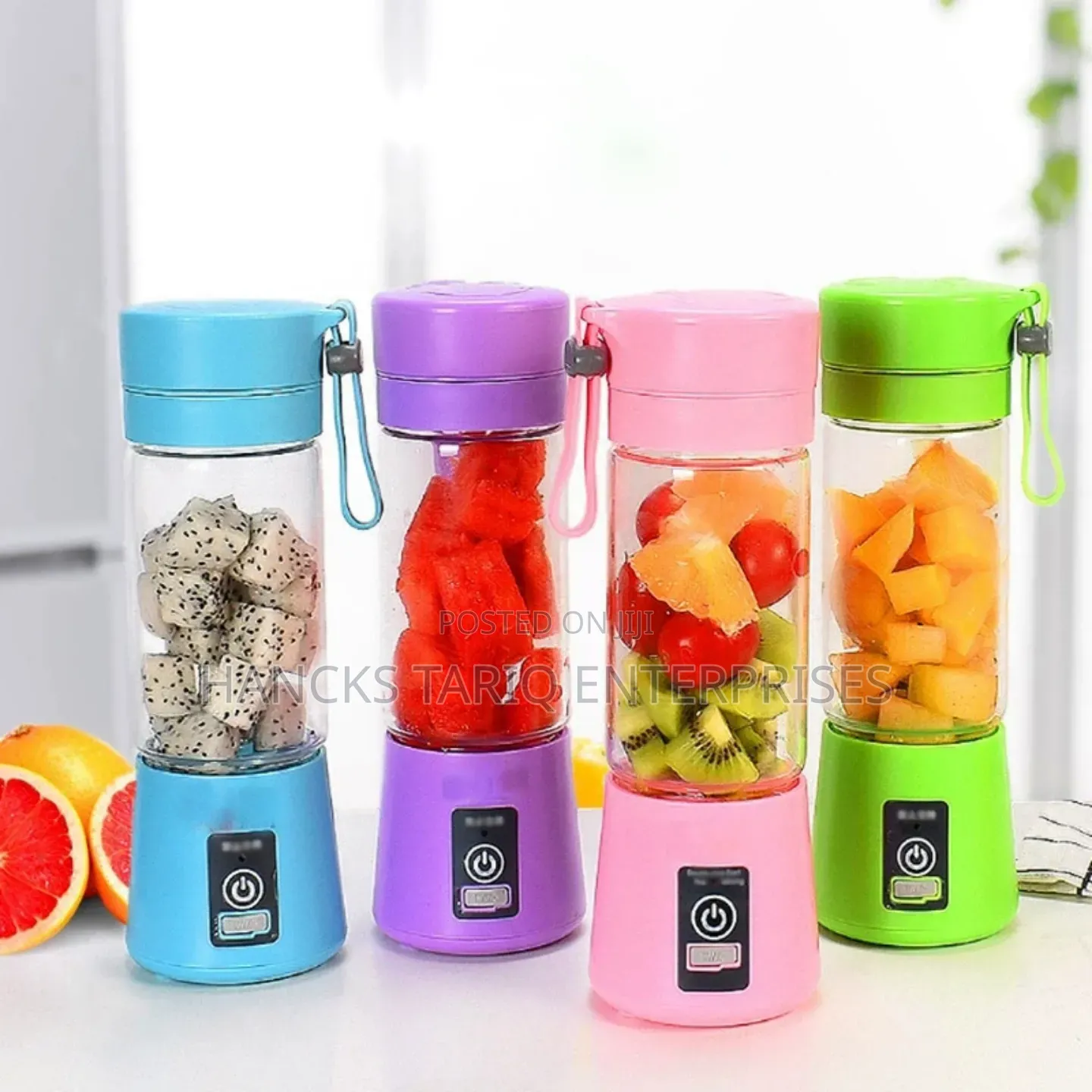 Portable Electric Juice Blender – Rechargeable 380ml Smoothie Maker