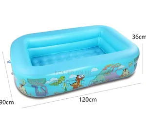 Two Ring Rectangular Kids Pool