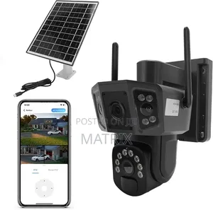Dual Lens Outdoor Security Camera