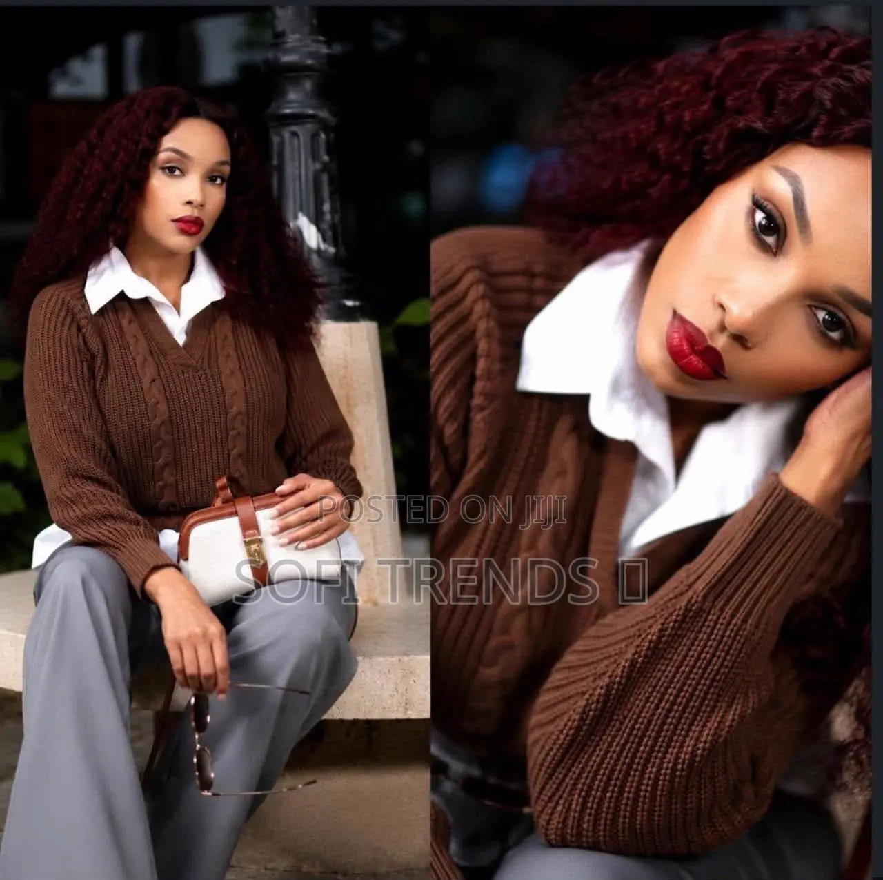 Ladies Collared Sweaters
