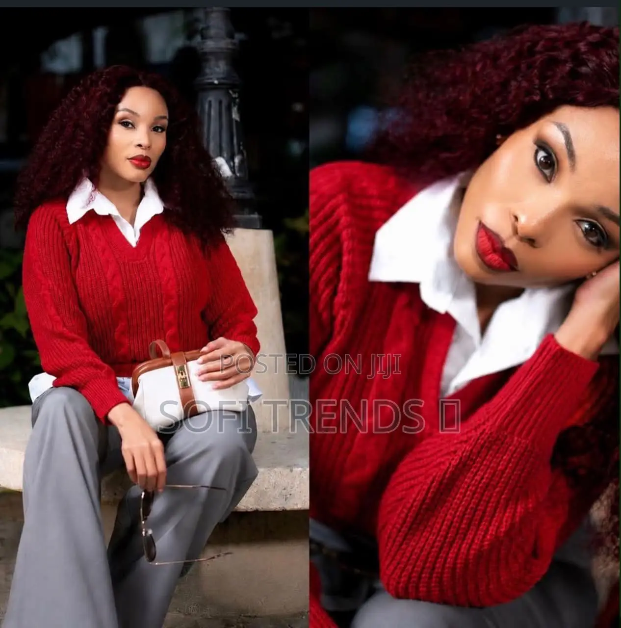 Ladies Collared Sweaters
