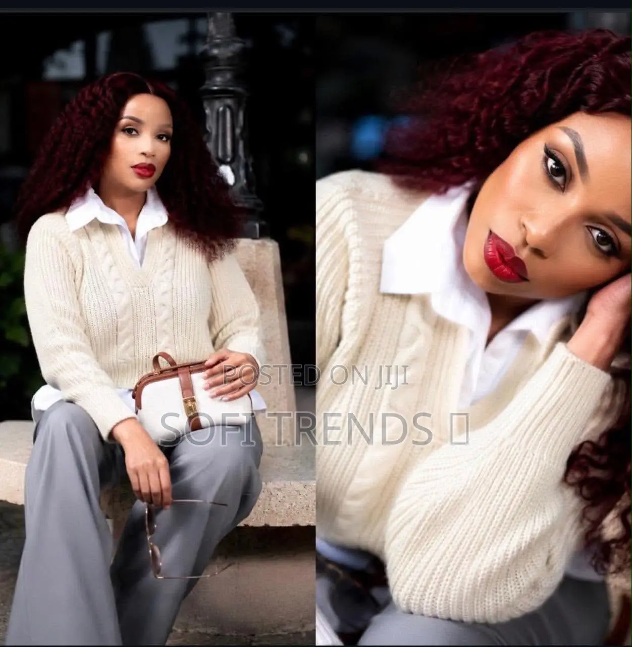 Ladies Collared Sweaters