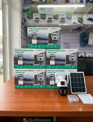 V380 Dual-Lens 4g Solar CCTV Camera,