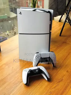 Used Ps5 Slim Digital With 2 Controllers and Games. It Supports Gta 6
