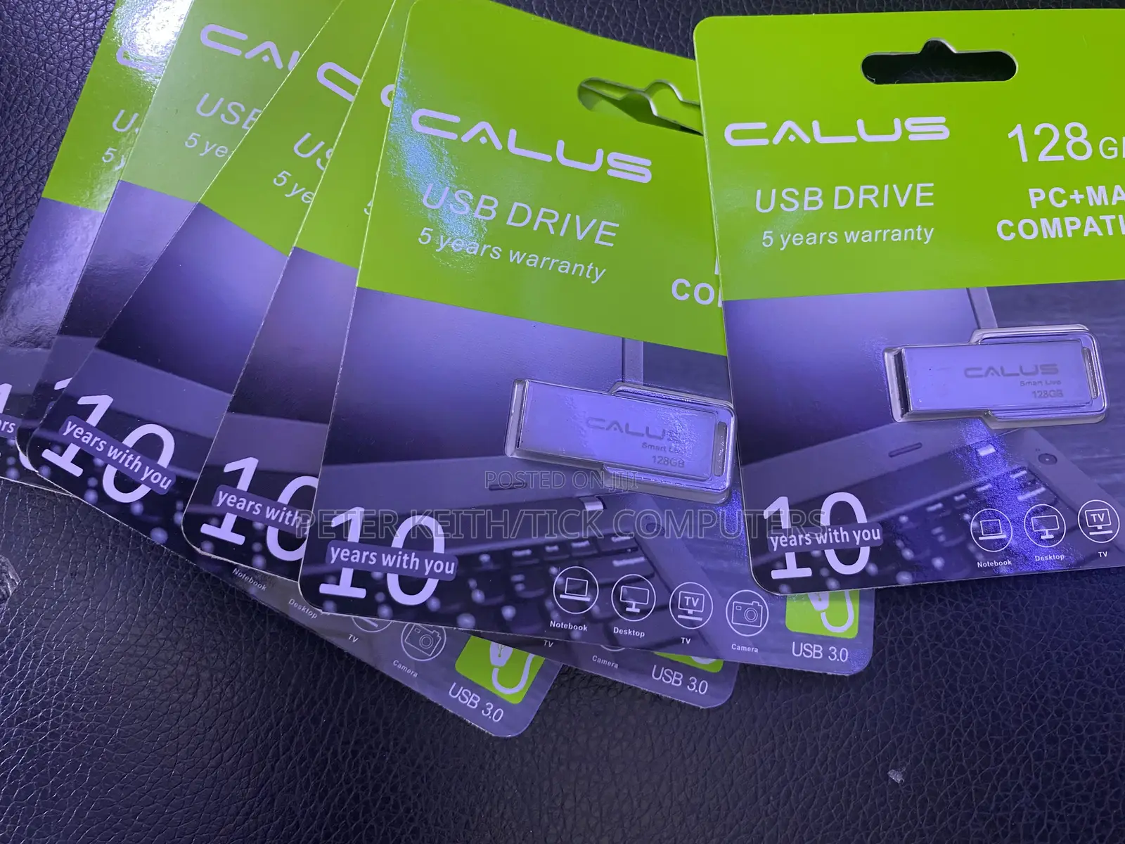 Original 128gb Calus Metallic Flash Disk for Pc and Mac Compatibility