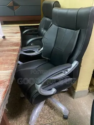 High-Back Leather Executive Office Chair,