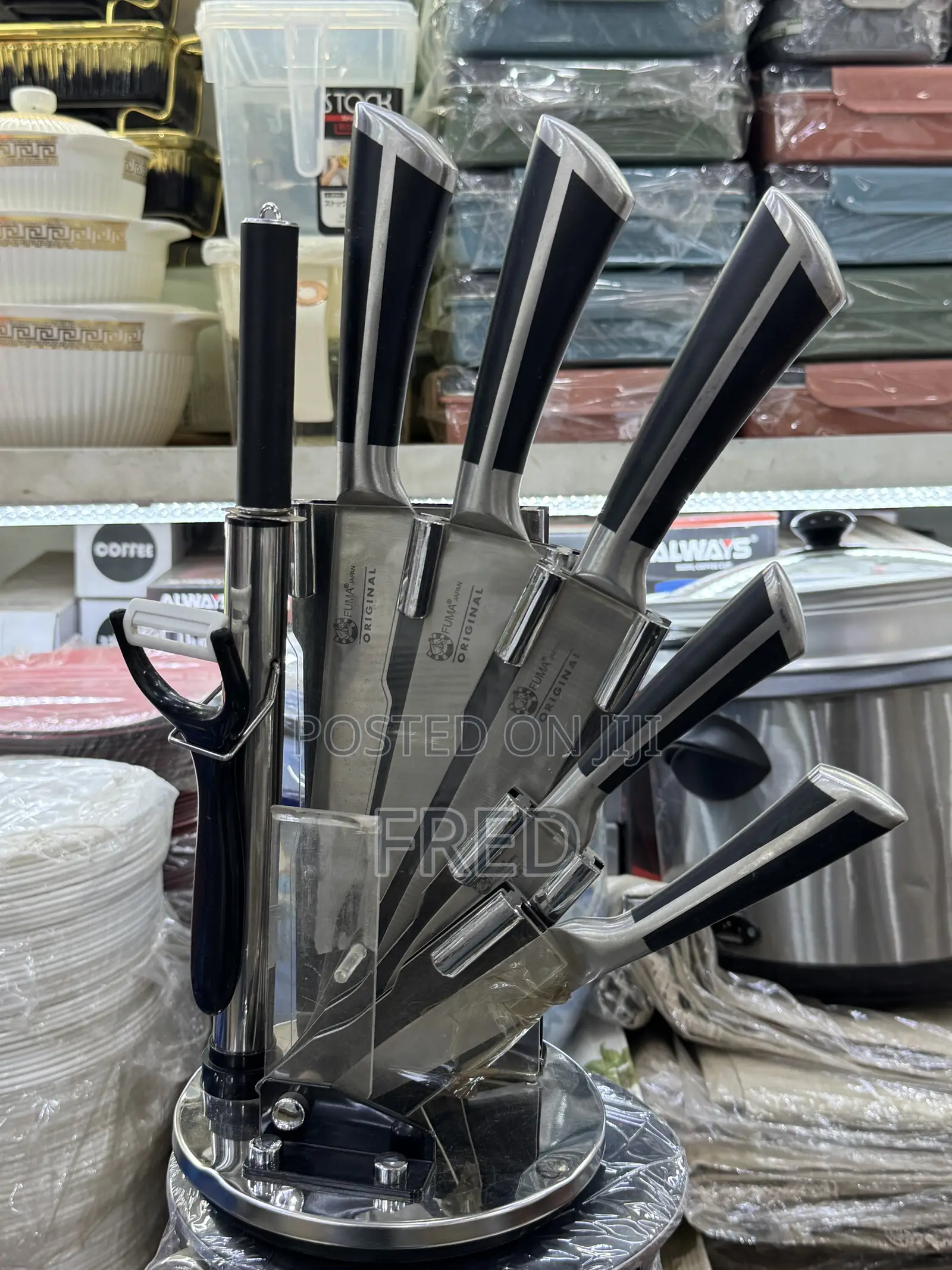 Fuma Original 9-piece Stainless Steel Kitchen Knife Set