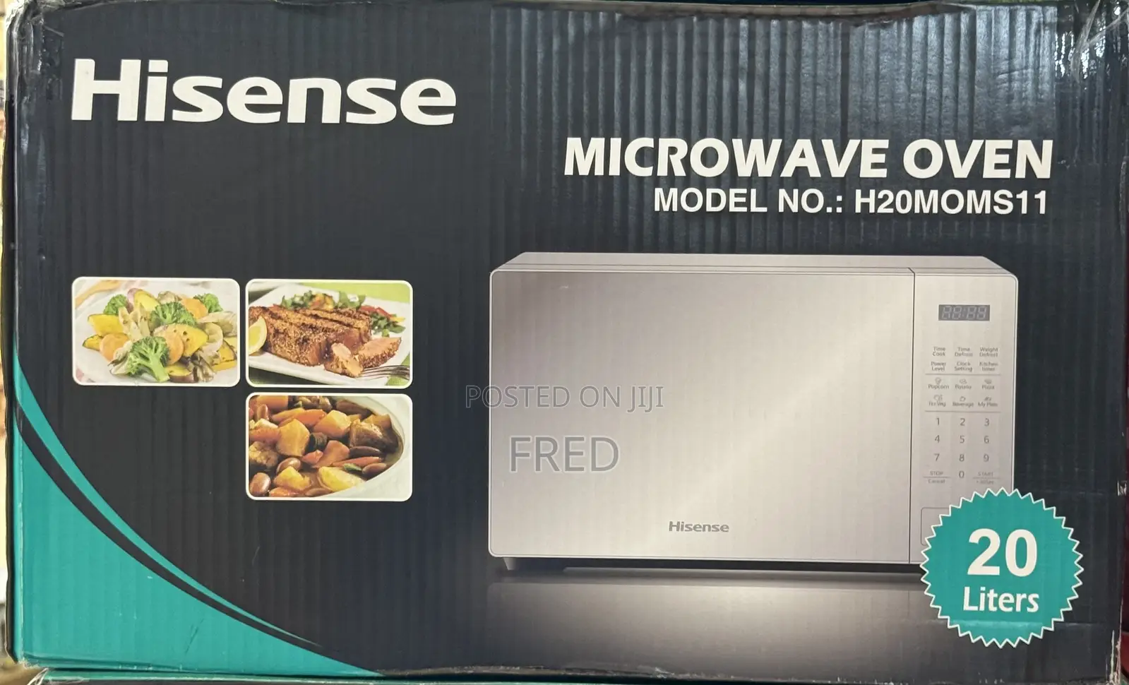 Hisense 20l Digital Microwave Oven, Model H20moms11