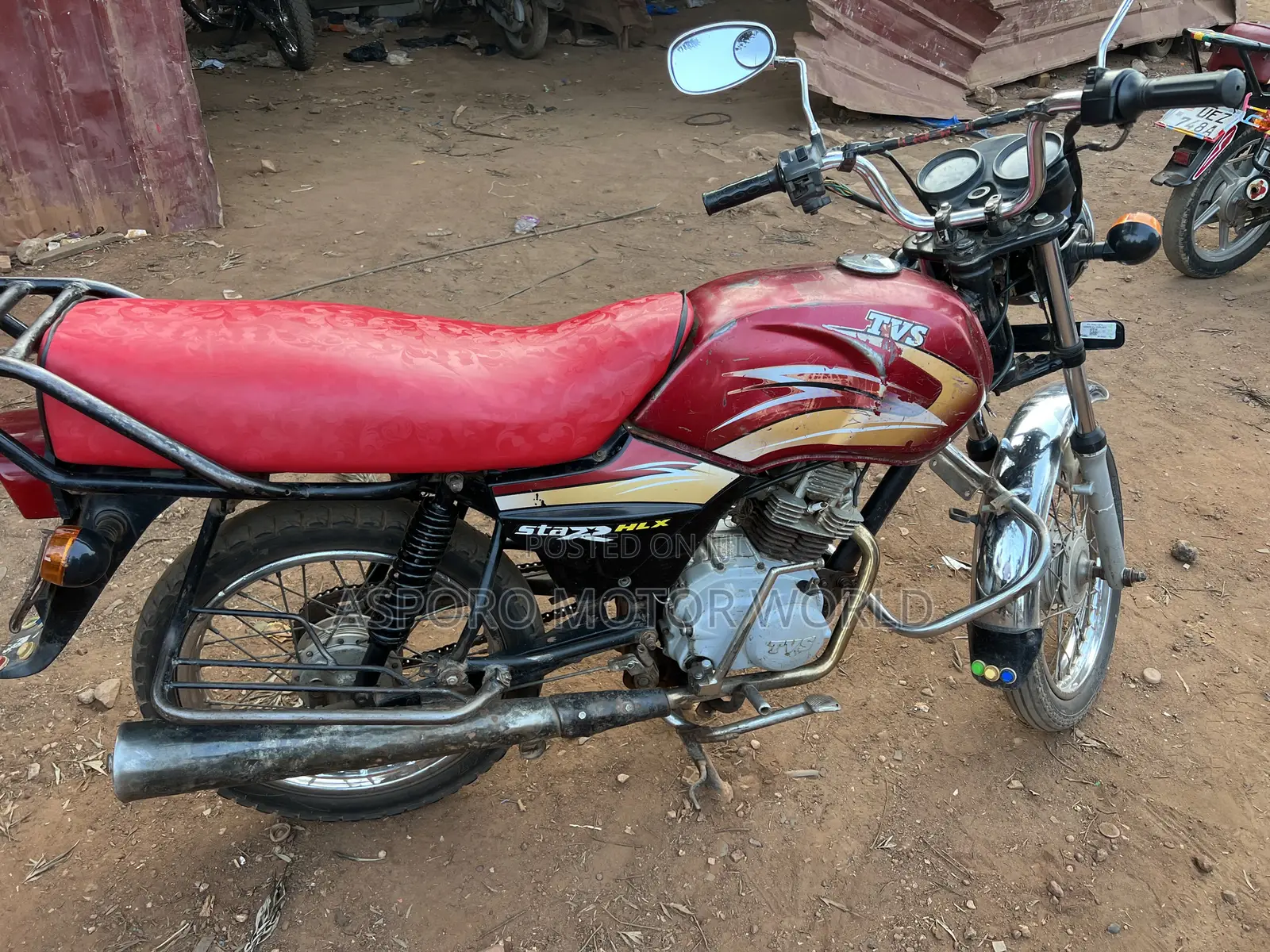 TVS XL 100 2018 Red